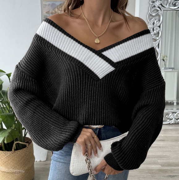 Mixed Melody Sweater - Black - Picture 2 of 3